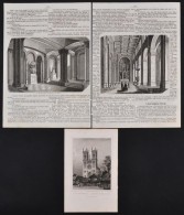 1858, 1861 L. Rohbock: A Fóti Szentegyház, Vasárnapi újság. Acélmetszet.... - Estampes & Gravures