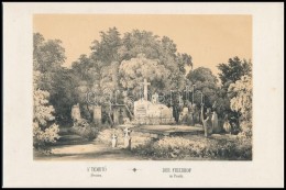 R. Alt (1812-1905): A' TemetÅ‘ Pesten. Litho Kartonra Kasírozva Buda-Pest ElÅ‘adva Alt Rudolf által... - Estampes & Gravures