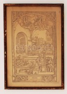 Cca 1820 Hans Sebald Beham (1500-1550)  Merkúr Gyermekei. Rotációs Fametszet, Papír,... - Stampe & Incisioni
