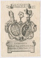 Cca 1778 Magyar(?) Egyházi Személy Címere, Rézmetszet, Papír, Jelzés... - Prints & Engravings