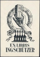 Jelzés Nélkül: Ex Libris Schützer, Pécsi Szappan. Klisé, Papír, ... - Sonstige & Ohne Zuordnung