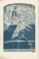 Jan KonÅ¯pek (1883-1950):  Ex Libris Frant. Schmidta, Klisé, Papír, Jelzett A Klisén,... - Autres & Non Classés