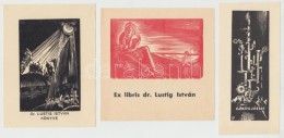 Buday György (1907-1990): 6 Db Ex Libris, Fametszet, Papír, Jelzettek A Metszeten,... - Andere & Zonder Classificatie