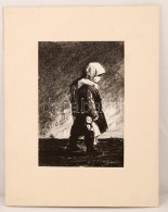 Ék Sándor (1902-1975): Memento. KÅ‘nyomat (lithográfia) Jelzett. Paszpartuban,... - Other & Unclassified