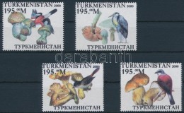 ** Türkmenisztán 2000 Gomba; Madár 4 Klf Bélyeg - Otros & Sin Clasificación