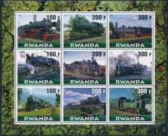 ** Ruanda 2000 Mozdony 9é Kisív - Sonstige & Ohne Zuordnung