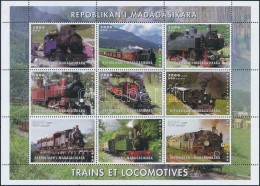 ** Madagaszkár 1999 Vonat Kísív - Andere & Zonder Classificatie