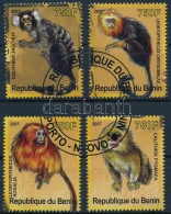 O Benin (Dahomey) 2007 Majom Sor 4 értéke - Andere & Zonder Classificatie