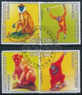 O Benin (Dahomey) 2003 Majom Sor 4 értéke - Autres & Non Classés