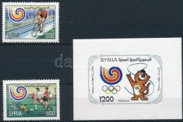 ** 1988 Nyári Olimpia Sor Mi 1725-1726 + Blokk Mi 70 - Autres & Non Classés