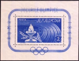 ** 1960 Római Olimpia Blokk Mi 46 - Sonstige & Ohne Zuordnung