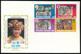 1979 Nemzetközi Gyermekév Sor Mi 188-191 + Blokk Mi 5 2 Klf FDC-n - Sonstige & Ohne Zuordnung