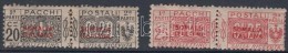 * 1926 Csomagbélyeg: Címer Bélyegpárok Mi 27-28 - Andere & Zonder Classificatie