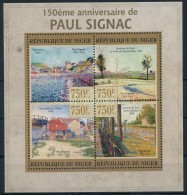** 2013 Paul Signac Születésének 150. évfordulója Kisív Mi 2197-2200 - Other & Unclassified