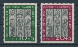 ** 1951 700 éves A Lübecki Mária Templom Sor Mi 139-140 - Other & Unclassified