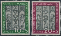 ** 1951 Marienkirche Lübeck Sor / Set Mi 139-140 - Other & Unclassified