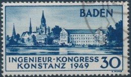 O Baden 1949 Európai Mérnöki Konferencia Mi 46 II - Andere & Zonder Classificatie