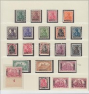 ** 1920 Mi 32-49 Benne / With 43a-d (Mi EUR 369.-) - Altri & Non Classificati