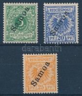 ** Samoa 1900 Mi 2, 4, 5 Signed: Bothe - Other & Unclassified