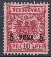 * Deutsch-Ostafrika 1893 Mi 3 Id. Certificate: Jäschke-Lantelme - Otros & Sin Clasificación