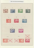 ** 1933 Wagner Sor + 3 Füzetösszefüggés (20Pf, 25Pf, 40pf Schlegel... - Otros & Sin Clasificación