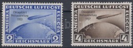 ** 1933 Zeppelin Chicagofahrt Mi 497-498 Sign: Schlegel - Autres & Non Classés