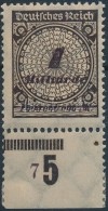 ** 1923 Mi 325 APb (Mi EUR 1400,-) ívszéli Bélyeg, Az ívszélen Falc / Margin... - Sonstige & Ohne Zuordnung