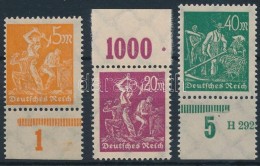 ** 1922 Mi 238 Z, 241 Z, 244 Az Signed: Winkler, Infla Berlin - Andere & Zonder Classificatie