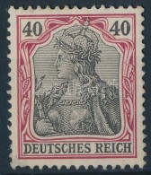 ** 1902 Germania Mi 75 (Mi EUR 400.-) (kis Papírelvékonyodás / Thin Paper) - Sonstige & Ohne Zuordnung
