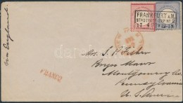 1872 Mi 9-10 Levélen / On Cover - Autres & Non Classés