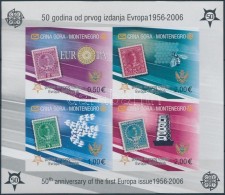 ** 2006 50 éves Az Europa CEPT Bélyeg Vágott Blokk Mi 2B - Autres & Non Classés