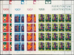 ** 1967/1968 Keresztény Szentek 7 Klf Kisív Mi 486-492 - Other & Unclassified