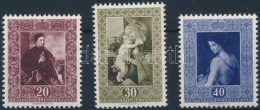 ** 1952 Festmény Sor Mi 306-308 - Autres & Non Classés