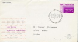 1971-1972 6 Klf Futott FDC Svédországba - Sonstige & Ohne Zuordnung