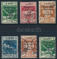 O Carnaro-sziget 1920 Forgalmi Mi 20-25 II - Andere & Zonder Classificatie