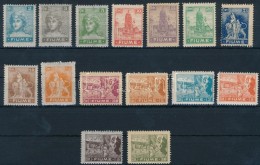 ** 1919 15 Klf Forgalmi érték Mi 32-38, 40-41, 43-48 - Andere & Zonder Classificatie