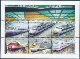 ** 1998 Vonatok Kisív Mi 1606 A -1611 A - Sonstige & Ohne Zuordnung