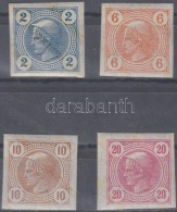 ** 1901 Merkur Hírlapbélyeg Sor Mi 101-104 (Mi EUR 270.-) - Other & Unclassified