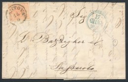 1858 15kr Levél 'MANTOVA' - Sassuolo - Altri & Non Classificati