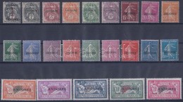 ** * 1931 Forgalmi Sor Felülnyomással / Definitive Set With Overprint Mi 1-23 (5Fr, 10Fr, 20Fr Falcos /... - Otros & Sin Clasificación