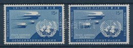 ** 1951 Légiposta / Airmail Mi Mi 14a + 14b Poroszkék / Prussian Blue - Andere & Zonder Classificatie