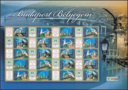 ** 2007 Budapest Bélyegem Promóciós Teljes ív (7.000) - Other & Unclassified