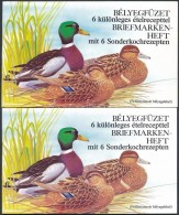 ** 1989 Récék 2 Db Felülnyomott Német NyelvÅ± Bélyegfüzet (11.000) - Otros & Sin Clasificación