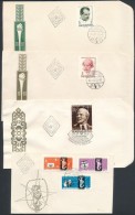 1960-1964 6 Db (5 Klf) FDC + 1 Db FDC ElÅ‘lap Vágott Bélyegekkel - Other & Unclassified