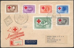 1957 Postáskórház Sor Ajánlott Légi FDC-n - Altri & Non Classificati