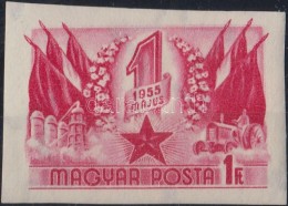 ** 1955 Május 1. (VI) Vágott Bélyeg (6.000) / Mi 1421 Imperforate Stamp - Other & Unclassified