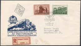 1952 Vasútnap Sor Ajánlott FDC-n - Andere & Zonder Classificatie