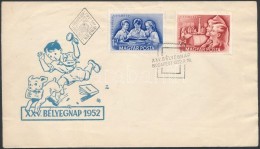 1952 Bélyegnap (25.) Sor FDC-n (3.800) - Sonstige & Ohne Zuordnung