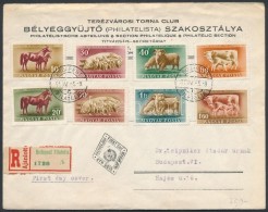 1951 Háziállatok Sor Ajánlott FDC-n - Other & Unclassified