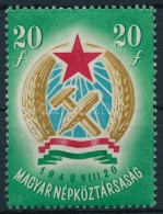 ** 1949 Alkotmány 20f Makkos Vízjellel (12.000) - Altri & Non Classificati